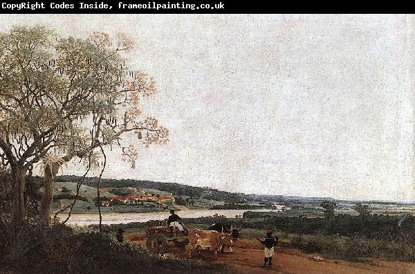 Frans Post The Ox Cart is a painting by Frans Post,